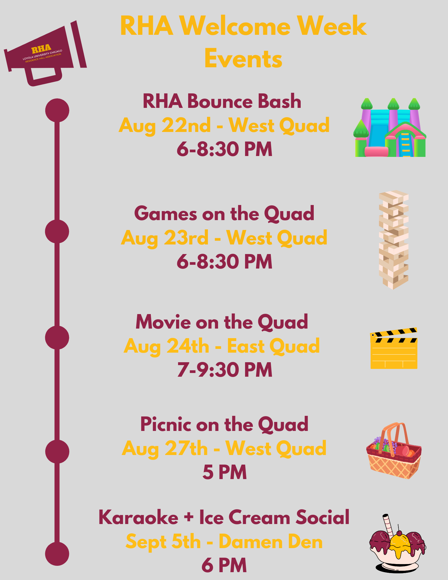 Welcome Week Events